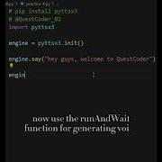 Now Convert Text To Speech Using Python Bot Python Pyttsx3 Coding Shorts Viralvideo