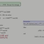 Decrypting RSA Using The Chinese Remainder Theorem