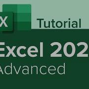 Excel 2021 Advanced Tutorial