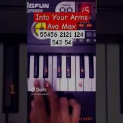 Ava Max Into Your Arms Easy Piano Tutorial Viral Shorts