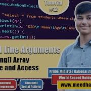Command Line Arguments Tutorial 12 Java Series By Meedhansh K Gupta