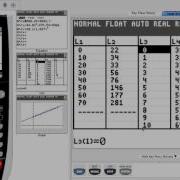 Using TI 84 Linear Regression