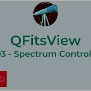 QFitsView 03 Spectrum Controls