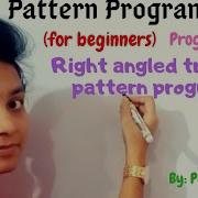 Star Pattern Program In C Right Angled Triangle Pattern Program For Beginners In Hindi