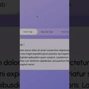 Build Animted Tabs With Tailwindcss And Js