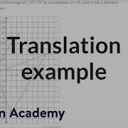 Translation Example Transformations Geometry Khan Academy