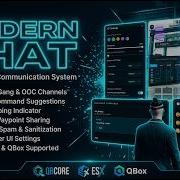 Advanced FiveM Chat Script 3D Typing GPS Share Custom UI