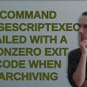 Command PhaseScriptExecution Failed With A Nonzero Exit Code When Archiving