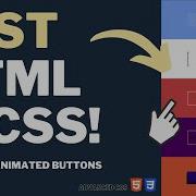 Build FIVE Animated Buttons Using JUST HTML CSS Advanced CSS Series
