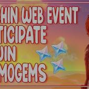 WIN FREEMOGEM A Wanmin Welcome Genshin Impact New Web Event Completed Guide