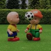 Funny Animated Cartoon Caillou And Leo Play Football WATCH ONLINE Caillou Stop Motion