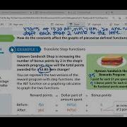 EnVision Algebra 1 Lesson 5 4 Transformations Of Piecewise Defined Functions