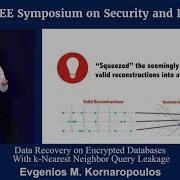 Data Recovery On Encrypted Databases With K Nearest Neighbor Query Leakage