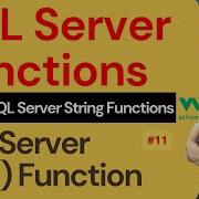 SQL Server Functions SQL Server String Functions SQL Server LEN Function 11 234 W3Schools