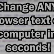 How To Change ANY Text On A Website W A Computer Windows 10 PC Shorts