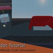 Real Time Softbody Cloth Simulation Godot Tutorial