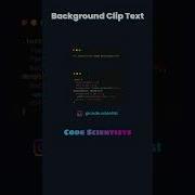 Background Clip Text Using CSS Code Scientist