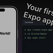 How To Create Your First Expo App Universal App Tutorial 1