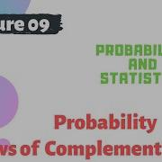 Probability Laws Of Complementation