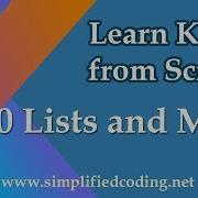 10 Kotlin Programming Tutorial Lists And Maps