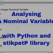 Analyze A Nominal Variable With Python And StikpetP Library