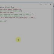 Python Payroll Program With Input Validation
