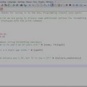 Intro To Python Programming 2 Print Formatting