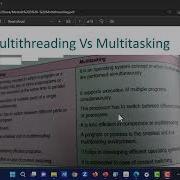 Multithreading Vs Multitasking In Java Multithreading Multitasking Comparison In Java