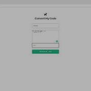 OpenAI Codex Code Converter