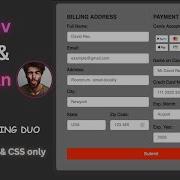 DEV DAN Series Responsive Payment Gateway Form Using HTML And CSS Only