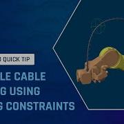 C4DQuickTip 120 Гибкий тросовый монтаж с использованием пружинных ограничений в Cinema 4D