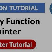 Entry Function In Tkinter Tkinter Python Tutorial PyPower