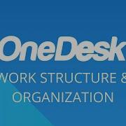 OneDesk Getting Started Work Structure Organization