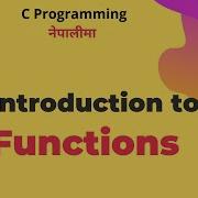 Introduction To Functions C Programming Tutorials In Nepali 37