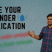 Make Reminder Application Using Python Python Projects