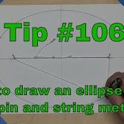 Draw An Ellipse Pin And String Method