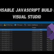 Disable JavaScript Build Errors In Visual Studio FAST