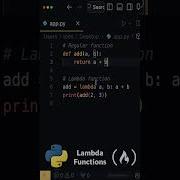 Lambda Functions In Python