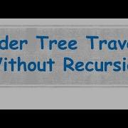Binary Tree Inorder Traversal Without Recursion