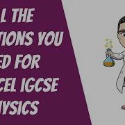 All The Physics Formulae You Need For IGCSE Edexcel IGCSE Physics