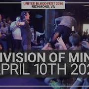 DIVISION OF MIND United Blood Fest 2026 Richmond VA April 10th 2026 FULL SET