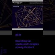 Equilateral Triangles Processing Sketch P5js Procedural Generative Art Design Code Animation Shorts