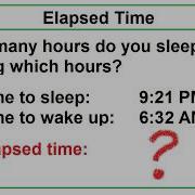 Elapsed Time