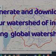 Создайте и загрузите интересующий вас водораздел с помощью Global Watershed