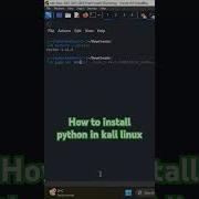 How To Install Python In Kali Linux Coding Python Linux Tutorial Hacker Hack Hacks