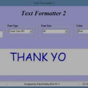 Text Formatter 2 Microsoft Visual Basic 6 0