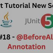JUnit Tutorial 18 BeforeAll Annotation