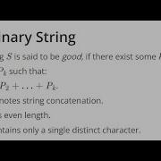 Good Binary String Codechef Starters 130 Hindi Easy Solution
