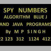 Spy Numbers BlueJ Java Programs Lesson 16