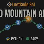 Valid Mountain Array LeetCode 941 Python